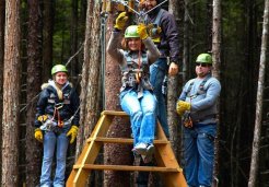 Photo of skagway grizzly falls ziplining adventure