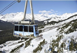Photo of snowy tram ride